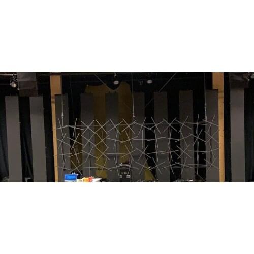 Customized 48 pcs 3d ed hologram fan stand bracket for big event advertising exhibition