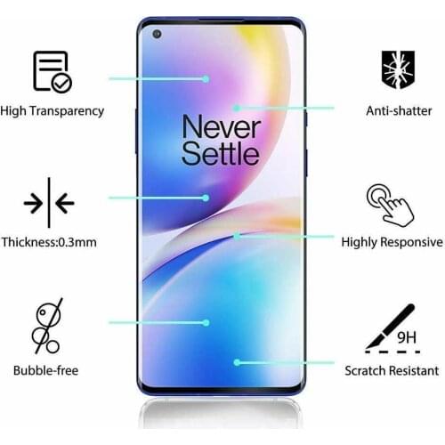 Full Screen 3D Curved Tempered Glass For Oneplus 8/ 8pro Protection Glass 9H Film Protector Hardness Oneplus R7X1