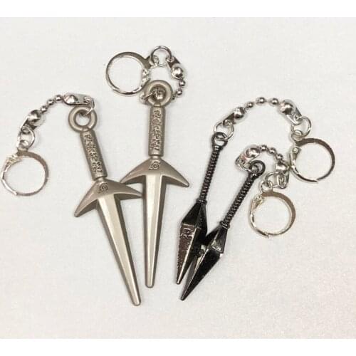 Fashion eardrops Anime Ninja Akatsuki Jiraiya Kakashi Shuriken kunai earrings pendant Cosplay punk Mens Ladys gift