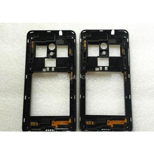 Gray/White Original New housing middle frame with side buttons for HTC Desire 7060 700 Dual SIM,Free ship