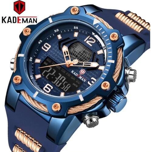 SMAEL Digital Watch Men Sports Watches Fashion Dual Display Mens Waterproof LED Digital Watch Man Military Clock Relogio