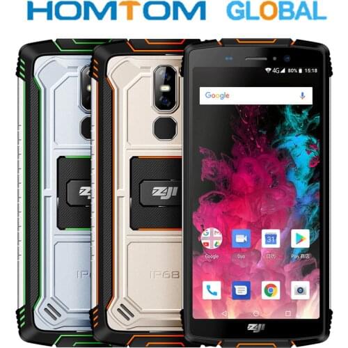 HOMTOM ZOJI Z11 Smartphone 10000mAh IP68 Waterproof 4GB 64GB Octa Core Cell Phone 4G FDD 5.99 inch Mobile Phone