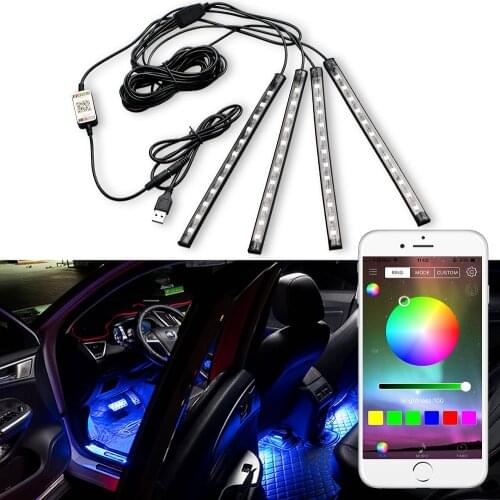 AUXITO APP Control Interior Atmosphere LED Light for VW Golf 4 5 6 7 GTI Passat B5 B6 B7 CC Beetle Polo 9N Jetta MK6 Touran GTI