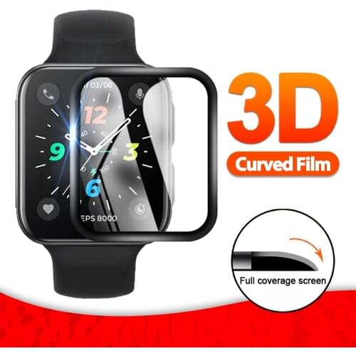 3D Soft Glass Protective Film Cover For OPPO Watch 2 42 46 mm Full Screen Protector Case for OPPO Watch 2 Smartwatch Accessories