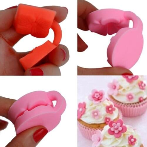 1PC Various Flower Petal Silicone Fondant Cake Chocolate Decorating Baking Mould Mold Tools Kitchen Bar Supplies Accessiores