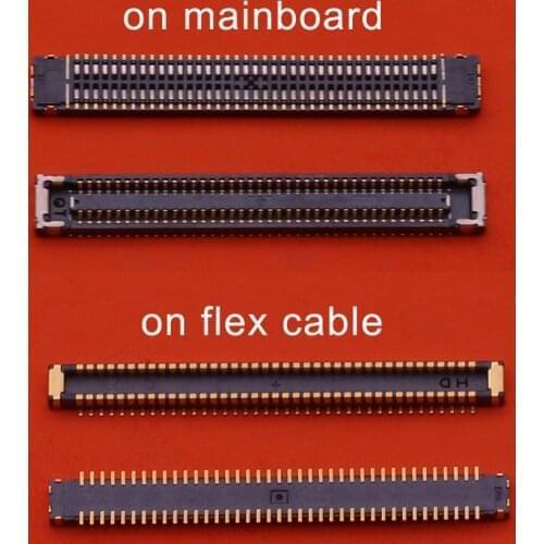 2Pcs USB Charging Dock Port FPC Connector For Samsung Galaxy A31 A315 A315F A41 A415 A415F A80 A805 A805F Plug On Board 78Pin