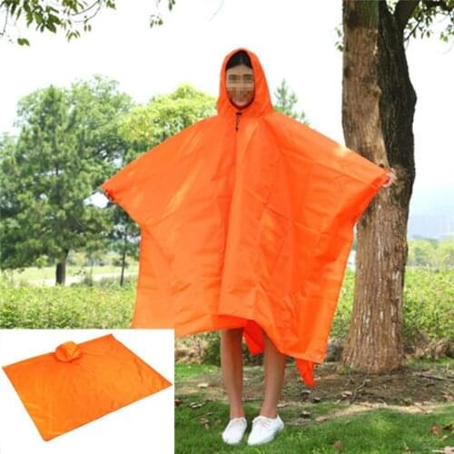 3 In 1 Multi-function Adult Raincoat Male Female Outdoor Backpack Rain Cover For Camping Hiking Rainwear Wateproof Poncho
