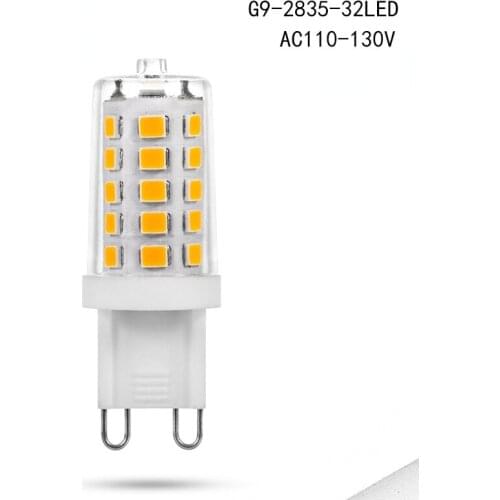 5pcs G9 2835smd 32led Pc Ceramic Model No Strobe Led Corn GenOptics Aura Essence 110v/220v IP65