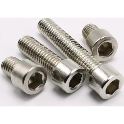 50PCS M3 M4 M5 M6 DIN912 GB70.1 Stainless Steel Screws Allen Hex Socket Head Screw Bolt Fastener