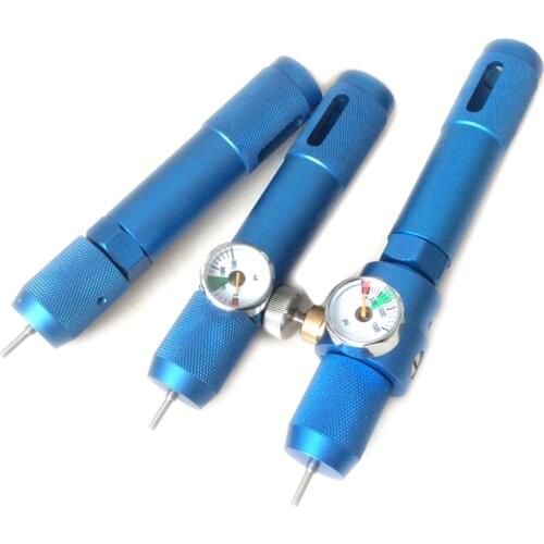 Adapter Cylinder Refill Gas Chargers Integrated Quick Charging Tactical With Valve 8g 12g CO2 Cartridge PSI For Airsoft GBB