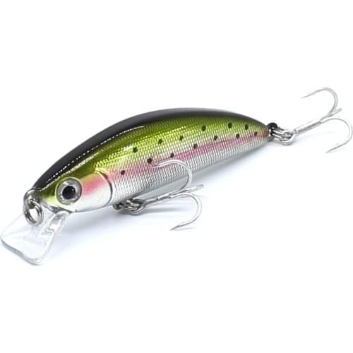 AOCLU wobblers Super Quality 5 Colors 50mm 4.6g Hard Bait Minnow Shad Crankbait Fishing lure Bass Fresh Salt water tackle