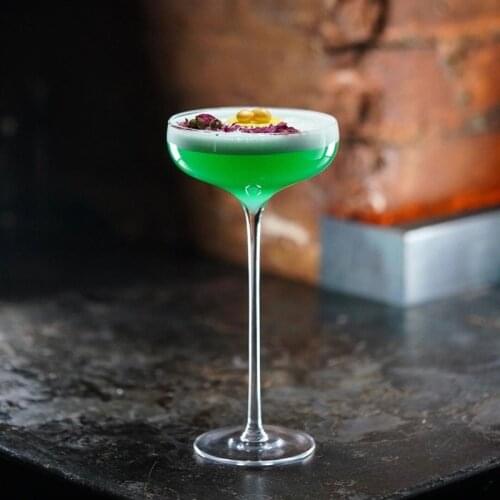 Free Shipping Extra Tall 240ml 2PCS 240ML Cocktail Glass Martini Glass Drinkware Set of 2