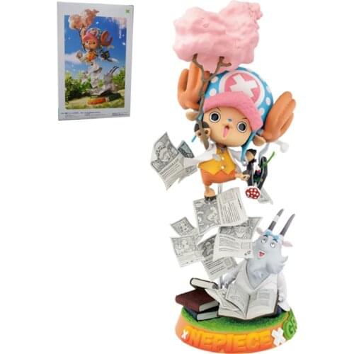 Bandai Original ONE PIECE Collections Hand-Model Anime Figures Doctor Chopper PVC Action Figure Kids Dolls Toys Gifts for Boys