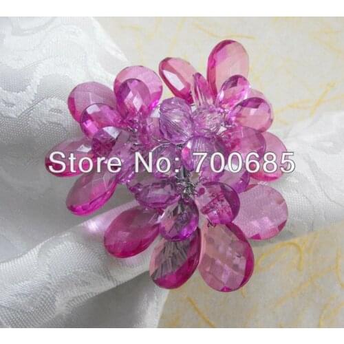 Crystal napkin rings for weddings napkin ring holder and party decoration napkin ring