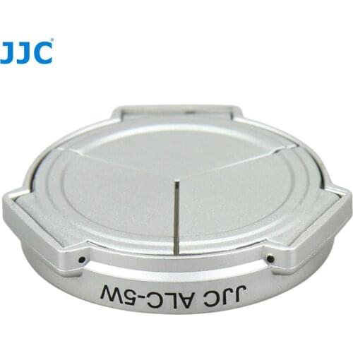 JJC Camera Silver Open Close Automatic Self-Retaining Protector Auto Lens Cap for PANASONIC DMC-LX5 & Leica D-Lux5 (silver)