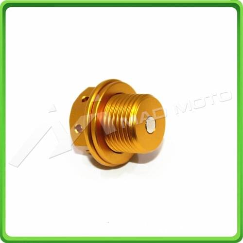 Magnetic Oil Drain Sump Plug Bolt M12 x 1.5mm M12*1.5mm For Kawasaki Ninja 250R 2008 - 2012 & Ninja 300 2013 - 2017 Gold