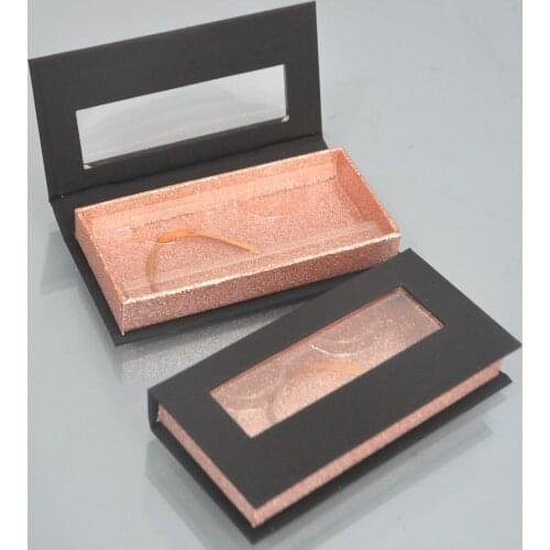 Wholesale False Eyelash Packaging Box Faux Cils Custom Logo Lashes Box Package 25mm Mink Eyelashes Makeup Magnetic Cases Vendors