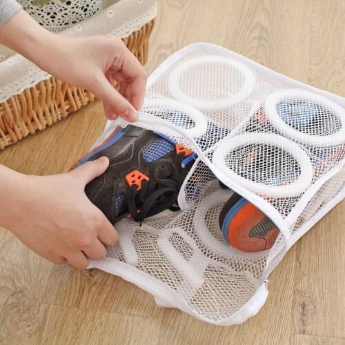 Lazy Shoes Washing Bags Washing Bags for Shoes Underwear Bra Shoes Airing Dry Tool Mesh Laundry Bag Protective Organizer