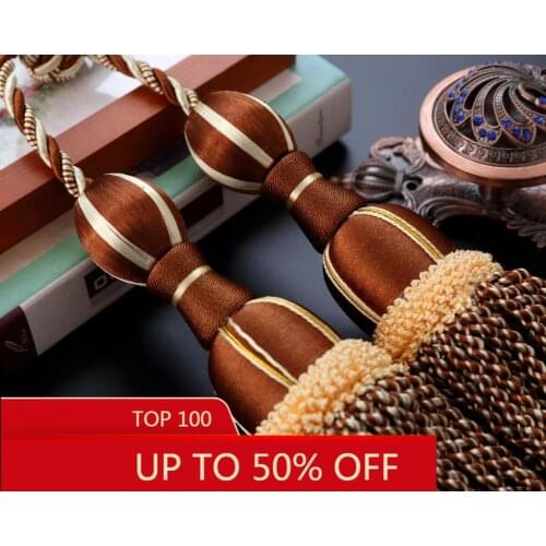 New Orchid Ball Curtain Tassel Tied Ball Strap Rope Hanging Ball Decorative Tassels Pendant chinese feng shui