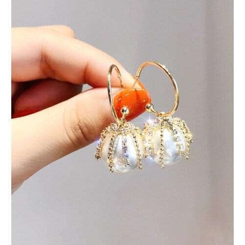 The Korean version of the new high-end earrings, female temperament, versatile, simple and fashionable earrings for women