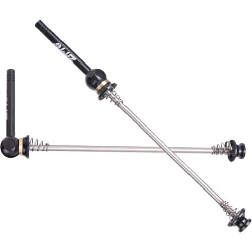 1 Pair Bicycle QR Ti Skewers Ultralight 9MM 5MM Quick Release Skewers 100 135 hub Ultralight Reliable Axle for MTB Road Bike