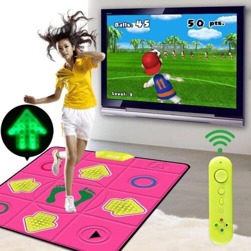 Sport Toy Body Slimming Relax Dance Lighting Massage Pad Non-slip 3d Dance Step Play Game Fitness Mat Blanket For Pc Tv 2021