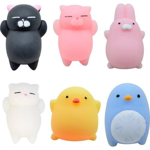 Squishy Toy Cute Animal Antistress Ball Squeeze Mochi Rising Toys Abreact Soft Sticky Squishi Stress Relief Toys New Year Gift