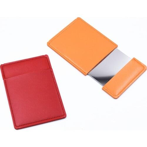 Ultra-thin Makeup Mirror Vanity Mirror Cosmetic 7 Colors Make Up Pocket Rectangle Foldable Compact Folding Mirrors Makeup Tools