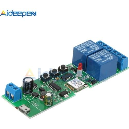 Smart Wifi Relay Switch Universal Module 2CH USB DC5V/7-32V Wireless Switch Timer Remote Control Relay For Alexa Google Home