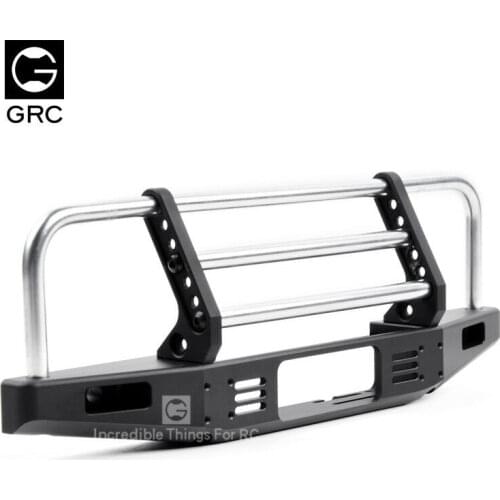 Universal Metal Front Anti-collision Bumper For 1/10 RC Crawler Car Traxxas TRX4 Defender Bronco Axial Scx10 90046 90047