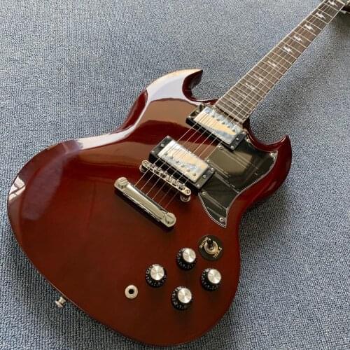 Free delivery, customized high quality electric guitar, rosewood fingerboard Wine Red Guitar