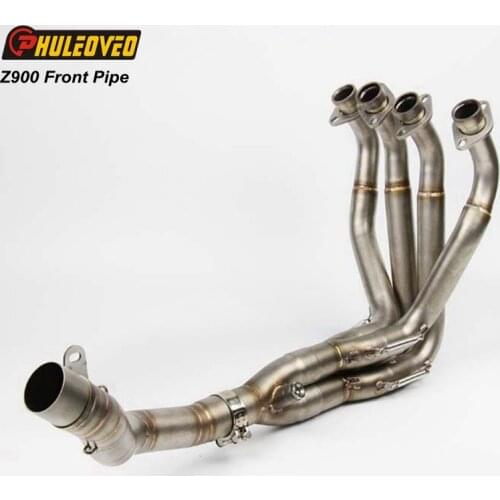 Z900 Motorcycle Exhaust Muffler Collector Header Motorbike Muffler Exhaust Escape Demper Link Pipe for Z800 13-16 Z900 2017-2020