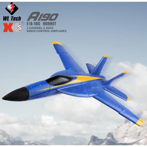 Wltoys XKS A190 2.4G RC Airplane Flying Aircraft 2CH EPP Foam Fixed Wing Airplane Foam Plane Remote Control Aircraft Model Toys