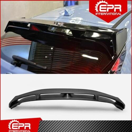 For Veloster 2019+ N Style Fiberglass Rear Spoiler (No with brake lights) For Veloster FRP Fiber Glass Roof Wing Splitter