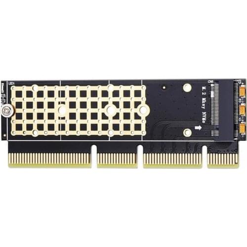 1 PCS Adapter For M2 NVMe PCIe Adapter Card Converter Card For MX16 PCIE 3.0 M.2 NVME Expansion Adapter For M.2 To PCI-E 3.0 X16