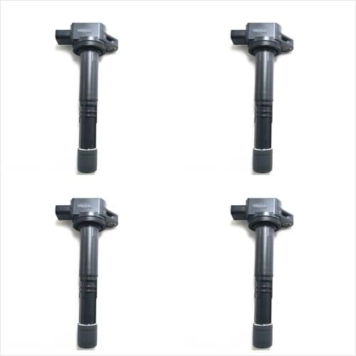 New 4 Pcs Ignition Coil Ignition System for Honda Accord Civic CR-V Acura 2.0 2.4 2002-2011 30520-RRA-007 099700-115