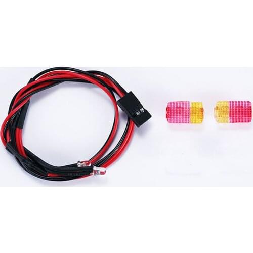 For WPL D12 Mini Truck Taillight Cover Lampshade & Lamp Light Replacement Upgrade Parts