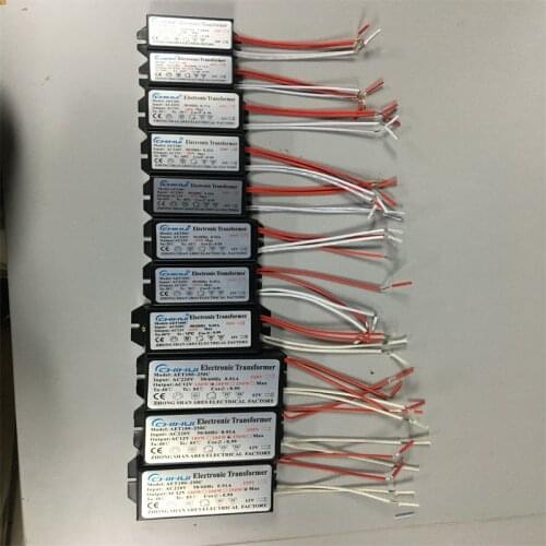 2021 Sufficient Power Electronic Transformer For Halogen Lamp light AC 12V 20W 50W 60W 160W 200W 250W Optional