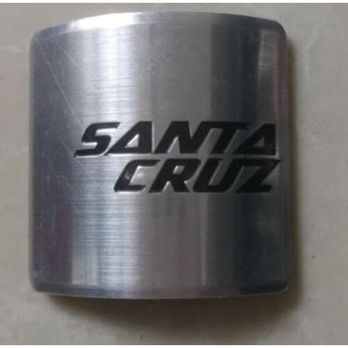 Fixed Gear Tube Frame Alloy Head Badge Bicycle Bike BMX Decals Stickers