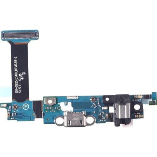 For Samsung Galaxy S6 edge SM-G925F G925A G925T G925V G925P G925R4 G9250 G925i Charge Charging Port Flex Cable