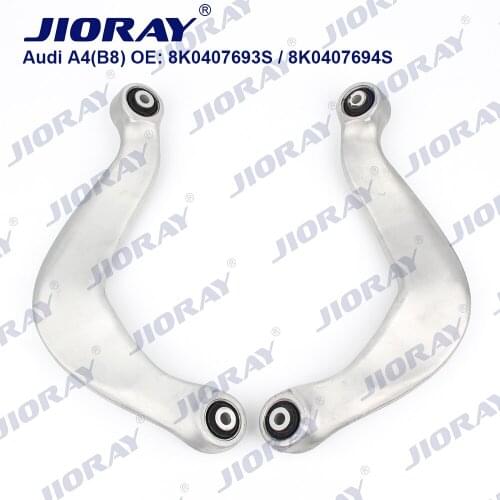 JIORAY Pair Rear Upper Suspension Control Arm Curve For Audi A4 8K2 8K5 8KH B8 A5 8F7 8TA Q5 A6 C6 A7