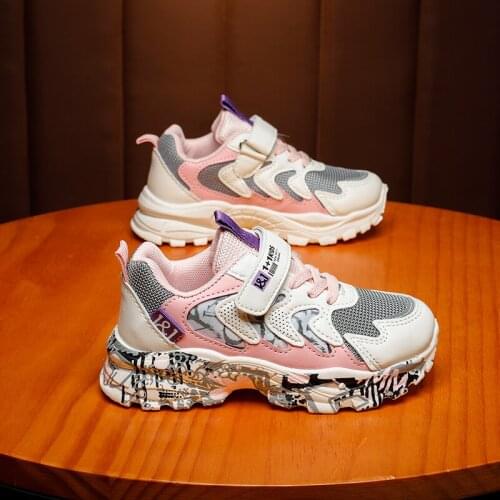 Summer Childrens Fashion Sports Shoes Boys' Running Leisure Breathable Outdoor Kids Shoes Lightweight Sneakers Shoes