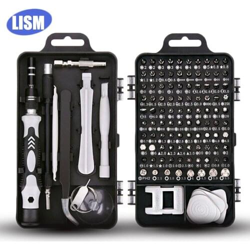 LISM 115 In 1 Screwdriver Set Mini Precision Screwdriver Torx for Iphone Huawei ipad Computer Mobile Phone Repair Hand Tools