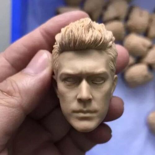 Unpainted Color 1/6 Scale Kaneshiro Takeshi Head Sculpt Model DIY Toys
