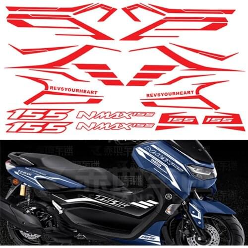 NEW Motorcycle Front Rear Fairing Fuel Sticker Tank Body Protection Sticker Decals kit For YAMAHA NMAX 155 nmax155 2019-2021