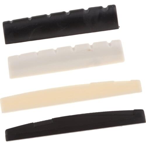 Plastic Bridge Saddle Nut for Acoustic Folk Guitar Replacement Parts