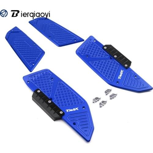 Motorcycle Footboard Steps Motorbike Foot For Yamaha TMAX 530 T-MAX 530 T MAX 2017 2018 2019 TMAX530 Footrest Pegs Plate Pads