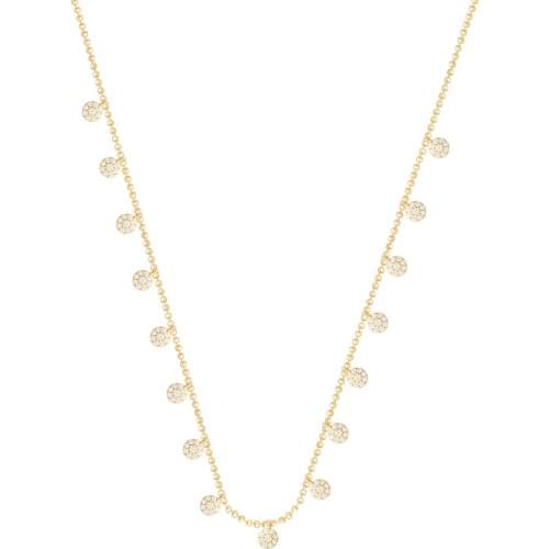 Silver White Cubic Zirconia Small Flower Pendent Necklace, best present options for Your Loved Ones