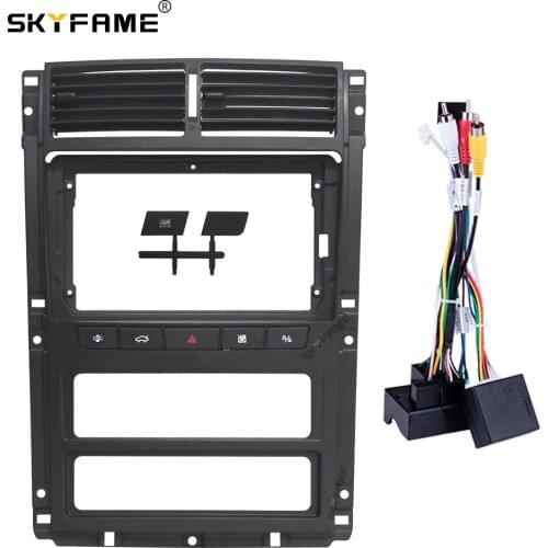 SKYFAME Car Frame Cable Canbus For PEUGEOT 405 2015-2020 Screen Dask Kit Fascia Frame