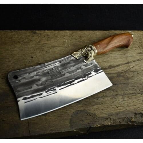 Hand made kitchen knife Longquan traditional household slicer